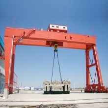 Heavy duty electric industrial double beams gantry crane